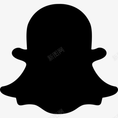 Snapchat社交媒体5填充图标图标