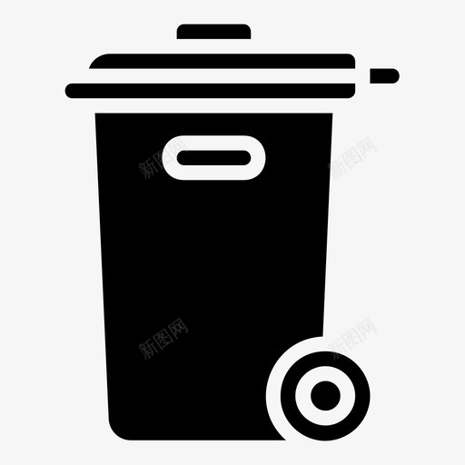 回收站罐子垃圾图标svg_新图网 https://ixintu.com 回收站 垃圾 罐子