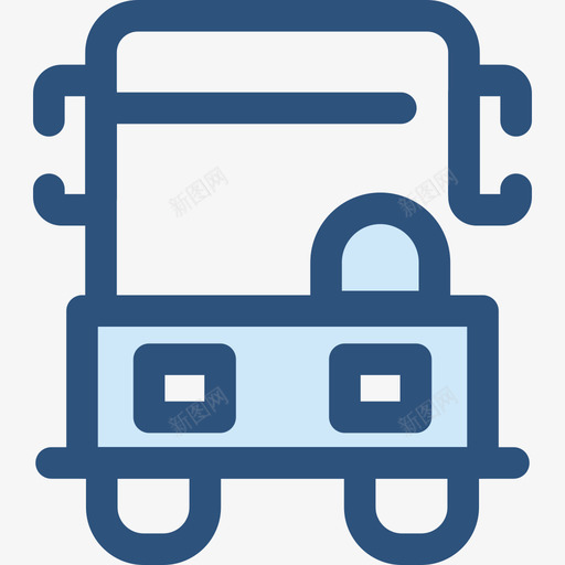 卡车运输12蓝色图标svg_新图网 https://ixintu.com 卡车 蓝色 运输12