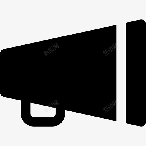 扩音器派对元素6填充图标svg_新图网 https://ixintu.com 填充 扩音器 派对元素6