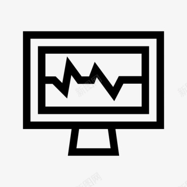 计算机分析护理图标图标