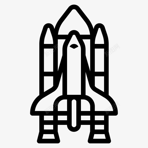 宇宙飞船发射航天器图标svg_新图网 https://ixintu.com 发射 宇宙飞船 教育001 航天器 运输
