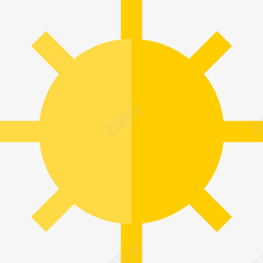太阳天气集合2平坦图标图标