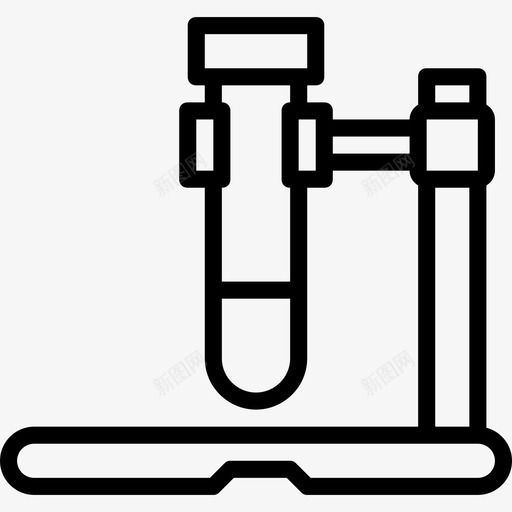 试管科学8线性图标svg_新图网 https://ixintu.com 科学8 线性 试管