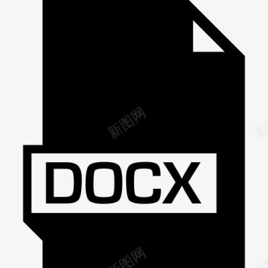 Docx文件名glyph填充图标图标