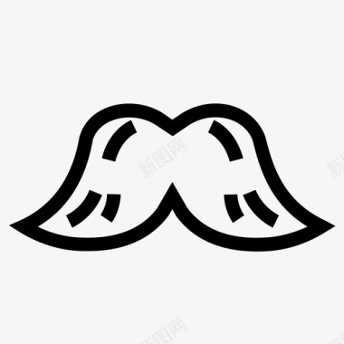 胡子胡子图像胡子样式图标图标