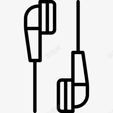 耳机技术技术图标集2图标