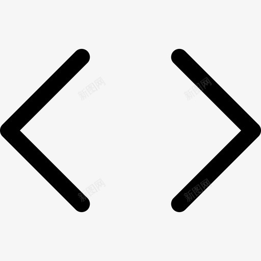 双V形箭头箭头组2图标svg_新图网 https://ixintu.com 双V形 箭头 箭头组2