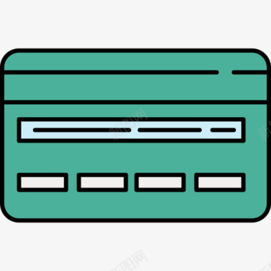 信用卡电子商务8彩色128px图标图标