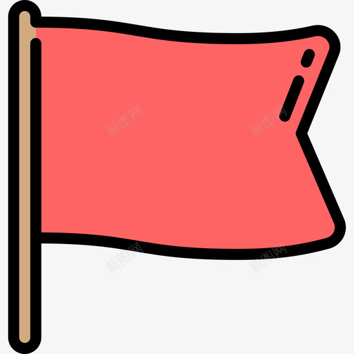 地图和旗帜游戏4线颜色图标svg_新图网 https://ixintu.com 地图和旗帜 游戏4 线颜色