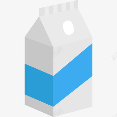牛奶美食套餐平板图标图标