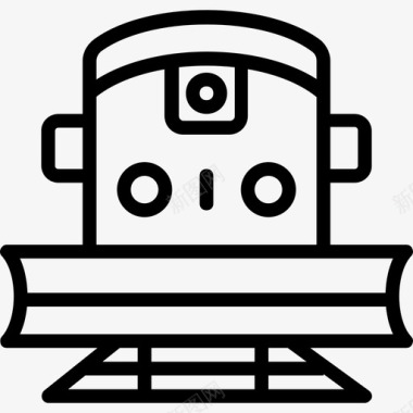 火车运输3直线图标图标