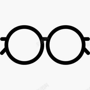 眼镜校徽套装2直线型图标图标