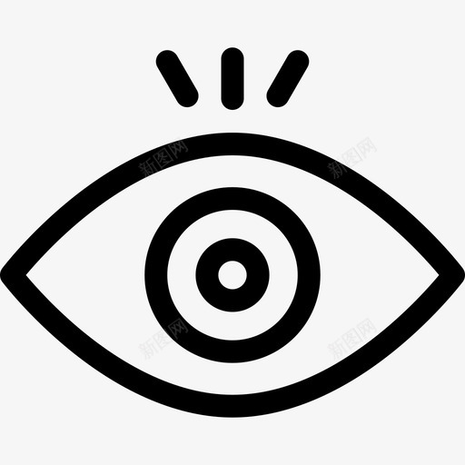 眼睛计算机安全7线性图标svg_新图网 https://ixintu.com 眼睛 线性 计算机安全7