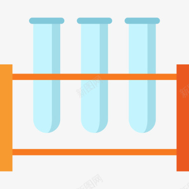 试管实验室装置2扁平图标图标