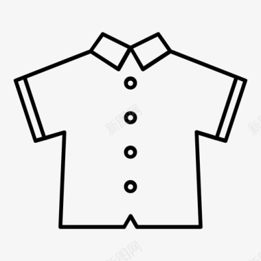 T恤布料衣服图标图标