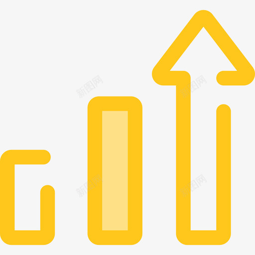 成长创业和新业务5黄色图标svg_新图网 https://ixintu.com 创业和新业务5 成长 黄色