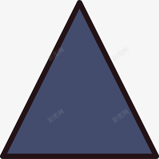 三角形元素线条色彩图标svg_新图网 https://ixintu.com 三角形 线条色彩 设计元素