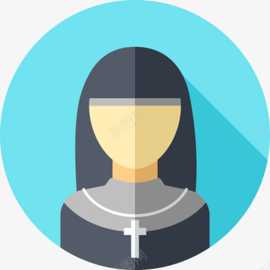 修女职业化身单位图标图标