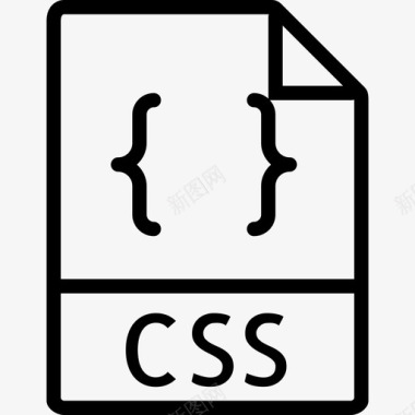 Css文件类型集合线性图标图标