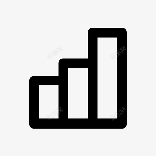 统计条形图金融图标svg_新图网 https://ixintu.com 增长 条形图 统计 金融