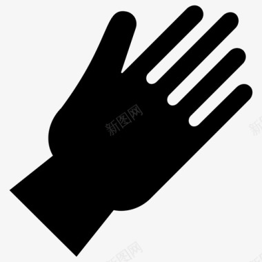 手套衣服防护手套图标图标