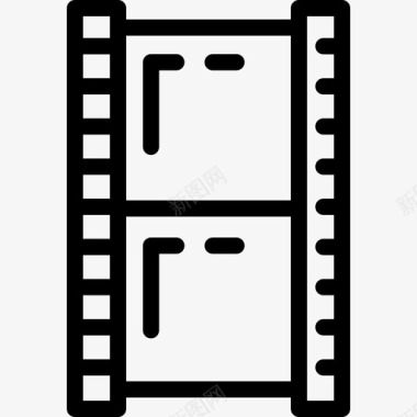 电影工具图标线性图标