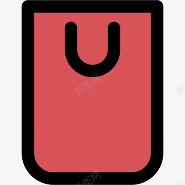 购物袋电子商务套装2线性颜色图标图标