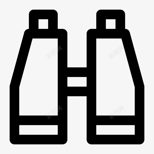 浏览双筒望远镜查找图标svg_新图网 https://ixintu.com 双筒望远镜 查找图标 浏览 视觉