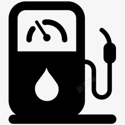 汽油标识加油站气泵汽油图标高清图片
