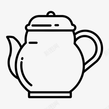 茶壶电器家图标图标