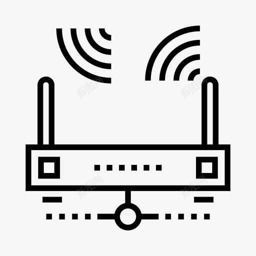互联网通讯wifi图标svg_新图网 https://ixintu.com wifi 互联网 无线 电影制作和后期制作 通讯