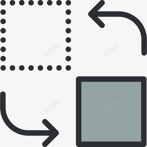 转账商务收款6红色图标svg_新图网 https://ixintu.com 商务收款6 红色 转账