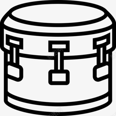 鼓音乐集2线性图标图标
