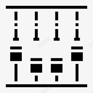 发动机汽车零件图标图标