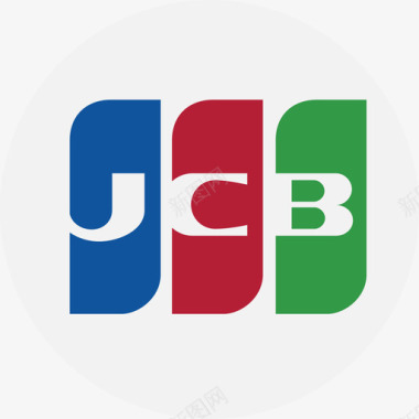 Jcb支付网关圆形平面图标图标