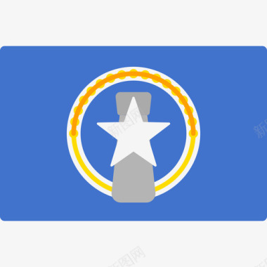 北马里亚纳群岛国际旗帜矩形图标图标