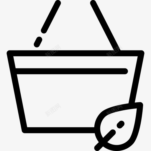 商店生态元素2线性图标svg_新图网 https://ixintu.com 商店 生态元素2 线性