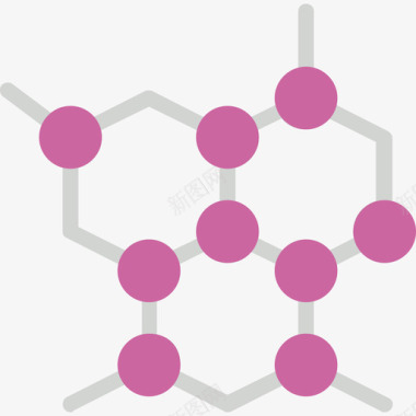 细胞科学10扁平图标图标