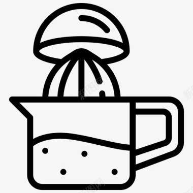 榨汁机烹饪厨房图标图标