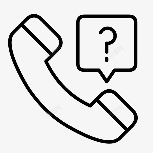 电话支持呼叫信息图标svg_新图网 https://ixintu.com 信息 呼叫 电话 电话支持 电话支持图标集