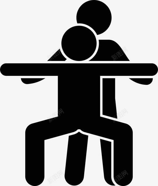 健身教练教练搭档图标svg_新图网 https://ixintu.com 健身教练 健身教练和教练 健身锻炼 搭档 教练 训练