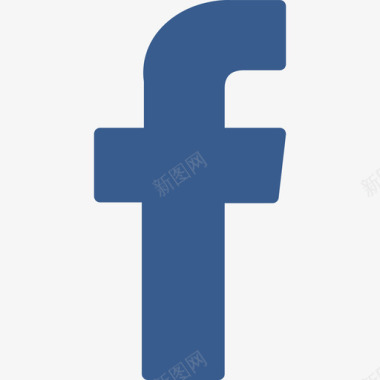 Facebook社交媒体6扁平图标图标