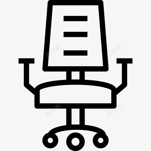 桌椅家用和家具元件直线型图标svg_新图网 https://ixintu.com 家用和家具元件 桌椅 直线型