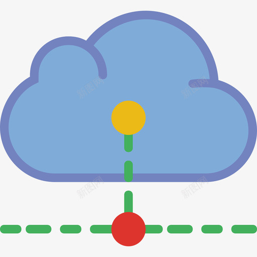 云计算搜索引擎优化和分析平面图标svg_新图网 https://ixintu.com 云计算 平面 搜索引擎优化和分析