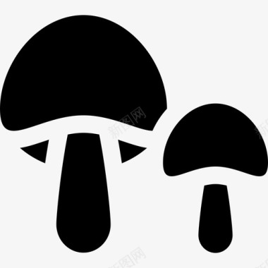 蘑菇感恩节7填充图标图标