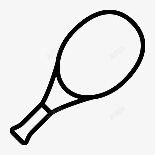 网球球游戏图标svg_新图网 https://ixintu.com 游戏 球 网球 运动
