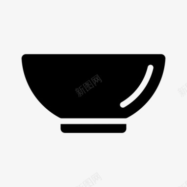 碗厨师吃饭图标图标