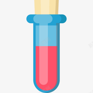 试管医用元素收集2扁平图标图标