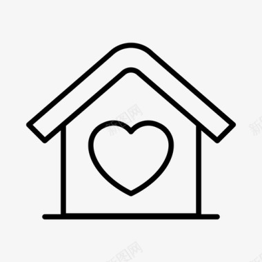 爱的房子夫妇家庭图标图标